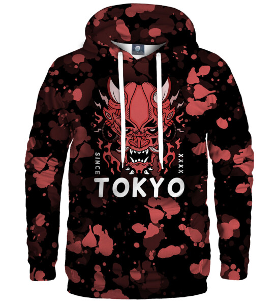 Aloha From Deer Tokyo Oni Mikina kapucňou HK AFD937 Red