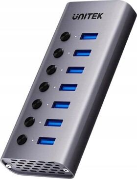 Unitek USB A 3.0 7w1, 5Gbps z przełącznikami portów