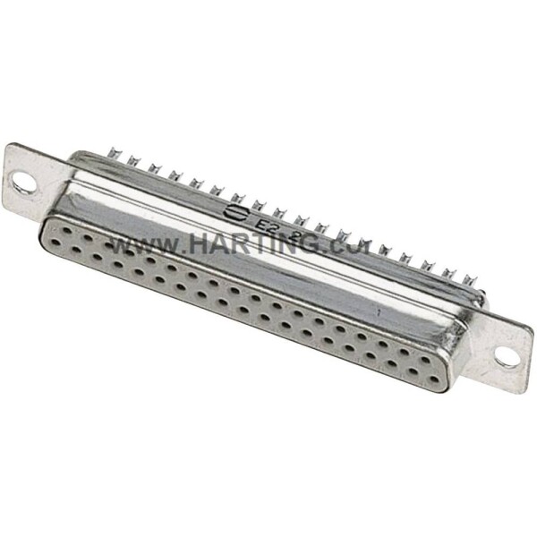 HARTING 09672154715 09672154715 D-SUB zásuvková lišta 180 ° Pólov: 15 spájkovaný 1 ks; 09672154715
