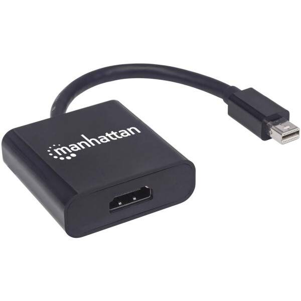 Manhattan 152570 Mini-DisplayPort adaptér [1x mini DisplayPort zástrčka - 1x HDMI zásuvka] čierna tienený, UL certifikácia 15.00 cm; 152570