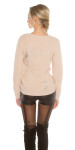 Trendy KouCla Knit sweater Destroyed Look Einheitsgroesse