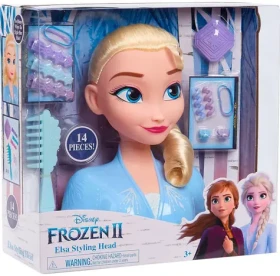 JUST PLAY Kadernícka a vizážistická hlava Disney Frozen 2 Elsa