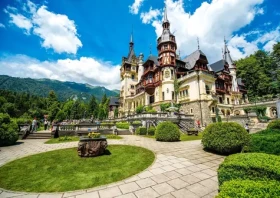 ENJOY Puzzle Kráľovský hrad, Sinaia, Rumunsko