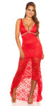 Red-Carpet-Look! Sexy Koucla evening dress laces red