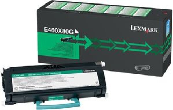 Lexmark E460X80G Black Originál (E460X80G)