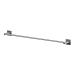 Spirella NYO nástenný držiak na uteráky 80 cm kefovaná nerez oceľ (7610583155696)