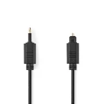 Nedis Optický audio kábel TosLink (M) - Mini-Toslink (M) 1.00 m čierna (CAGL25100BK10)