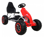 Mamido Detská šliapací motokára Monster Strong červená