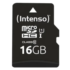 INTENSO microSDHC 16GB / Pamäťová karta / UHS-I (U1) / Class 10 / čítanie 90 MB/s / vr. SD adaptéra (3423470)