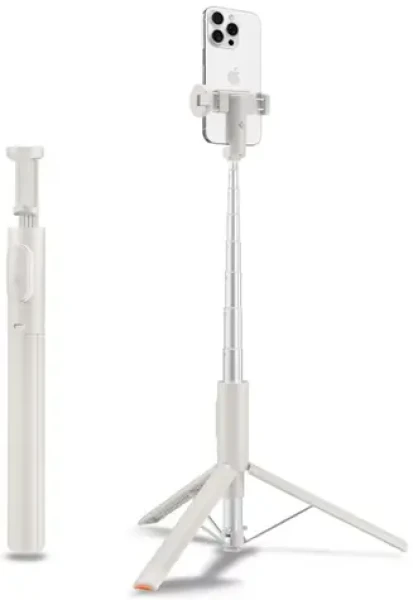 Spigen MagSafe SelfieStick Tripod Auto-Open selfie tyč béžová (AMP09337)