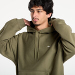 Mikina Nike Solo Swoosh Men's Pullover Hoodie Medium Olive/ Medium Olive/ White XL