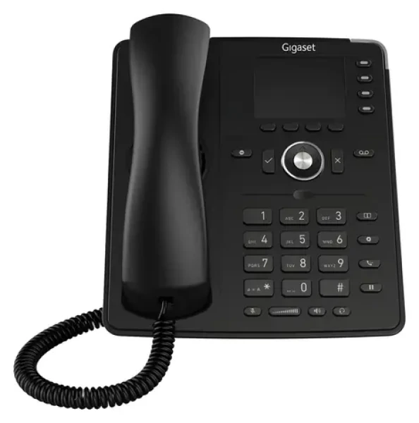 Gigaset P710 IP PRE čierna / IP telefón / PoE / 2x RJ45 / TFT displej 2,8 " (S30853-H4101-R101)