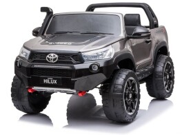 Mamido Detské elektrické autíčko Toyota Hilux 4x4 lakované šedé