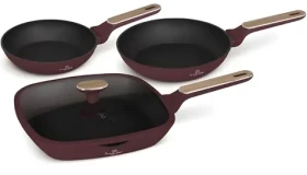 BERLINGERHAUS Leonardo Nordic Collection / Sada panvíc s titánovým povrchom / 4 ks (BH-8304)
