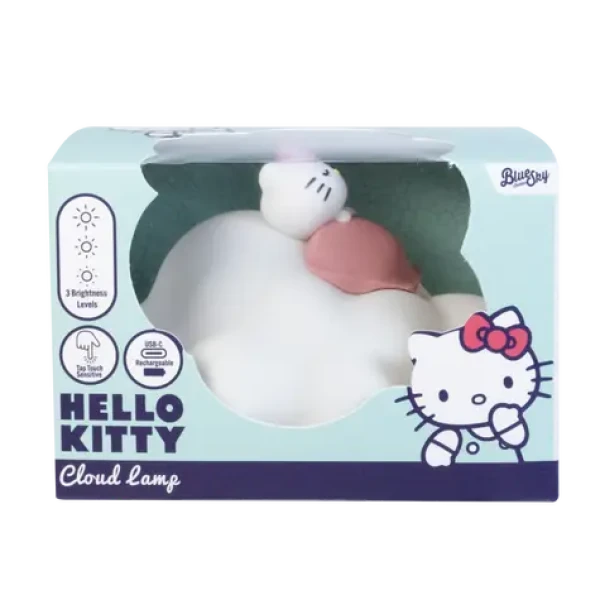 BLUESKY Lampa Hello Kitty obláčik / LED / Dotykové ovládanie / 3 stupne jasu / USB napájanie (HK704881EPM)
