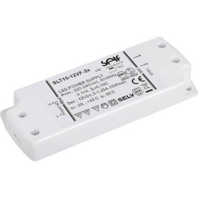 Self Electronics SLT15-12VF-2S napájací zdroj pre LED, LED driver konštantné napätie 15 W 1.25 A 12 V/DC montáž na nehorľavom povrchu, bez možnosti stmievania,; SLT15-12VF-2S