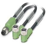 Sensor/Actuator cable SAC-3P-M8Y/2X0,3-PUR/M 8FR 1458703 Phoenix Contact; 1458703