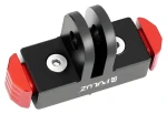 Puluz Magnetický držiak pre GoPro HERO13 Black čierno-červený / Držiak / Magnetické rýchloupínacie uchytenie / Letecký hliník (PU712R)