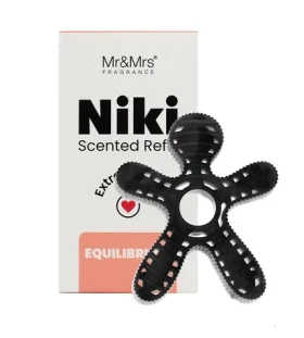 MrMrs Fragrance Náhradná náplň Niki Equilibrium / Náplň do vône do auta / Guma EVA / Výdrž až 30 dní (8053288292386)