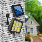 Izoxis 10719 Solárne vonkajšie 120 LED osvetlenie, pohybový senzor