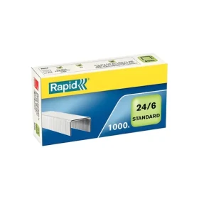 Rapid 24/6 štandard / Spony do zošívačky / 1000 ks / Pre 30 listov 80g / Pre KW 5990, KW 5690