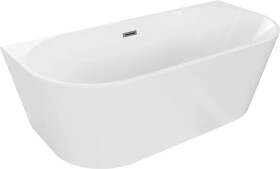 MEXEN - OVAL voľne stojaca vaňa 180x80, biela bez krytky prepadu a zátky 52671808000-SS