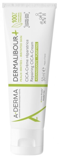 A-DERMA Dermalibour+ reparačný CICA-krém 50 ml