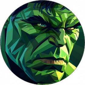 Jedlý papier „Hulk“, 19,5 cm (zblízka) - Pictu Hap