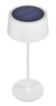 RealPower LED solárna stolná lampička biela / Lampička / dobíjacia / stmievateľná / IP44 (458434)
