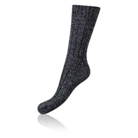 Zimné unisex ponožky NORWEGIAN STYLE SOCKS - BELLINDA - čierna 39 - 42