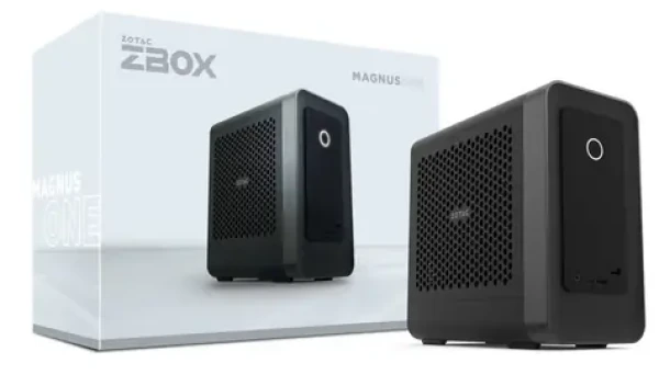 Zotac MAGNUS ONE EU275070C / Mini PC barebón / Intel Core Ultra 7 265 / GeForce RTX 5070 / max. 96 GB DDR5 / Wi-Fi 7 (ZBOX-EU275070C-BE)