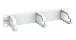 Equip 10" svetlo šedá / Vyväzovací panel / 1U / 3x plastová úchytka (327342)