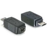 DeLock redukcia micro USB B samec na USB mini 5pin samica (65063)