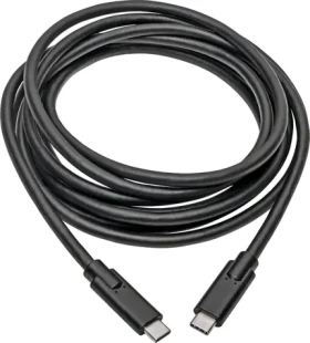 EATON kábel USB-C čierna / Kábel / USB-C (M/M) / USB 3.1 Gen 1 (5 Gbps) / Thunderbolt 3 kompatibilný / 3,05 m (U420-010)