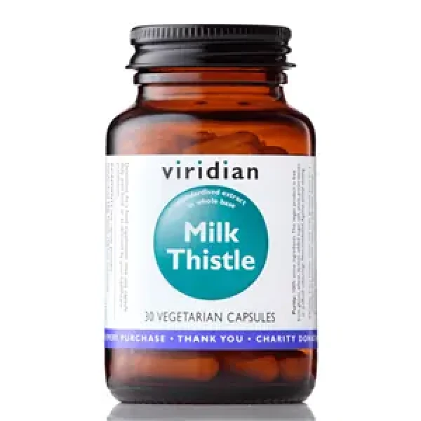 Viridian Milk Thistle 30 cps (Pestrec mariánsky) (11960)
