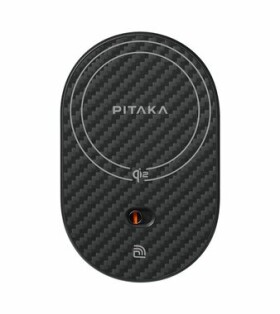 Pitaka MagEZ Car Mount Pro 2 Qi2 čierna / bezdrôtový nabíjací držiak / 15W MagSafe nabíjanie / NFC (CM2402N)