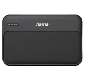 HAMA Pocket 5 čierna / Powerbanka / 5000 mAh / 2x USB-A / 5V / 2.1A