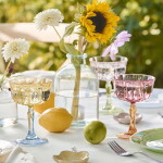 Ib Laursen Pohár na víno Multi Colours 165 ml žlto-modrá