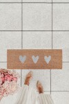 Eulenschnitt Rohožka z kokosového vlákna Small / Hearts 75 x 25 cm