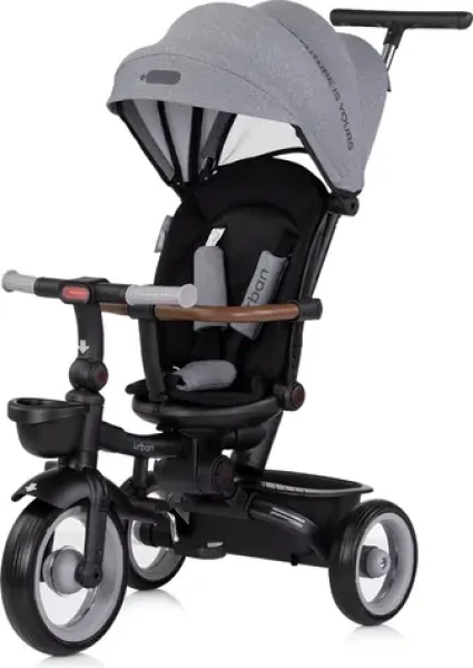 CHIPOLINO Trojkolka so strieškou Urban 2v1 Anthracite