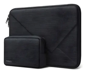 Inateck LB01007-13S čierna / Taška na notebook / 13,3 "/ EVA škrupina / vrecko na príslušenstvo / vodeodolná (LB01007-13S_BLACK)