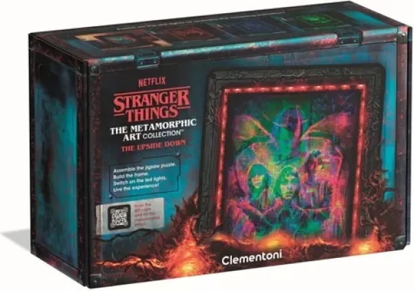 Clementoni 35155 Svietiace metamorfické puzzle Stranger Things: Obrátený svet 520 dielikov