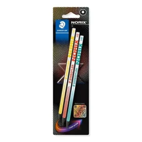 Staedtler Grafitová ceruzka Norix HB / 3 ks / recyklované drevo / PEFC (181-HBBK3)