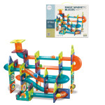 Mamido Mamido Veľká sada Magnetická stavebnica guličková dráha 96 dielov + Magnetická svietiaca stavebnica guličková dráha 49 dielov