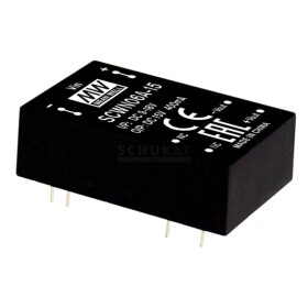 MEAN WELL SCWN06A-05 DC / DC menič napätia, modul 1 A 6 W Počet výstupov: 1 x; SCWN06A-05