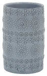 SPIRELLA kelímok na zubné kefky RELIEF sivý / porcelán