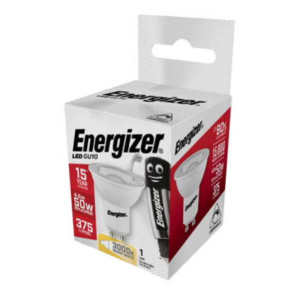 Energizer S8826 LED GU10 žiarovka 5.7 / pätica GU10 / 3000K / 345lm / 15000h (S8826)