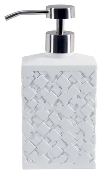 Spirella AGDA dávkovač mydla biely / polyresin / 320 ml