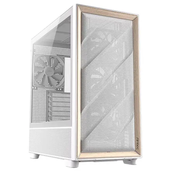 Antec Flux biela / E-ATX / 2x USB-A / 1x USB-C / 4X 120mm / 1x 140mm / bez zdroja / priehľadná biočnica (0-761345-10134-9)