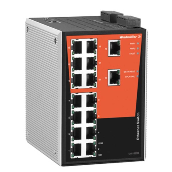 Weidmüller IE-SW-PL16MT-16TX priemyselný ethernetový switch; 1286820000